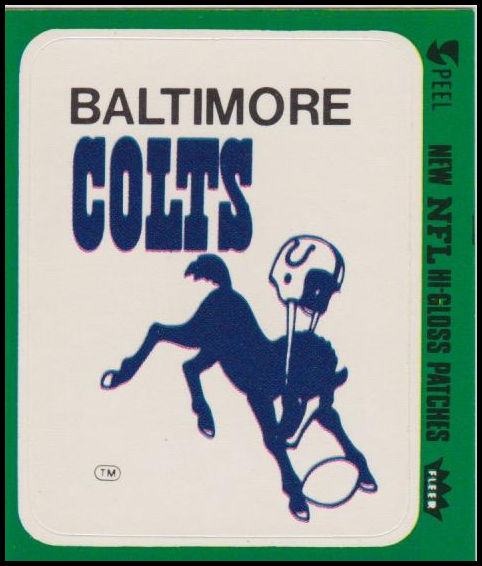 Baltimore Colts Logo VAR